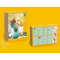 Конструктор «Букет в бирюзовой вазе», 737 деталей, 109-5 