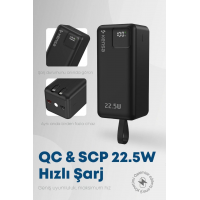 Повербанк Kensa KP-91, 50000 мА·ч, PD 30 W, QC/SCP 22.5 W