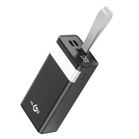 Повербанк KLGO KP-79, 30000 мА·ч, 111 Wh, USB-A, Type-C, micro USB