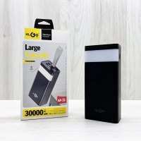 Повербанк KLGO KP-79, 30000 мА·ч, 111 Wh, USB-A, Type-C, micro USB