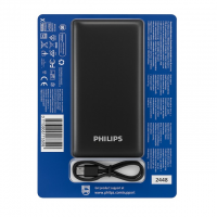 Повербанк Philips, 20000 мА·ч, PD 20 W, USB-A, USB-C, micro USB