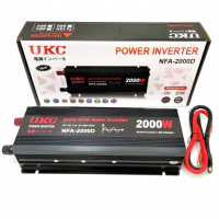 Инвертор 2000 W с чистой синусоидой UKC NFA-2000D, 12V–220V