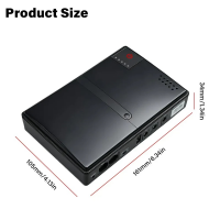 Источник бесперебойного питания для роутера DC1036L, Type-C, 11600 mAh, 36 W