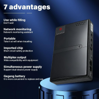 Источник бесперебойного питания для роутера DC1036L, Type-C, 11600 mAh, 36 W