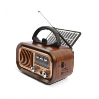 Радиоприемник Golon RX-BT628S, Bluetooth, USB, солнечная панель, 1300 мАч