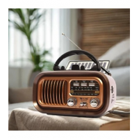 Радиоприемник Golon RX-BT628S, Bluetooth, USB, солнечная панель, 1300 мАч