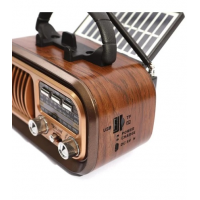 Радиоприемник Golon RX-BT628S, Bluetooth, USB, солнечная панель, 1300 мАч