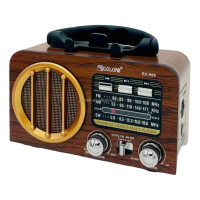 Радиоприемник Golon RX-966, Bluetooth, солнечная панель, аккумулятор 18650