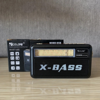 Радиоприемник Golon RX-BT168S, Bluetooth, USB/TF, солнечная панель, фонарь