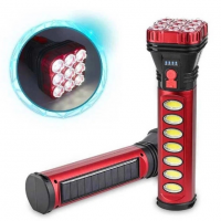 Фонарь HB‑707‑1, 5 режимов, боковой свет, USB и солнечная батарея