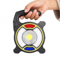 Светодиодный фонарь ZJ-3199, переносной, солнечная батарея, 4 режима