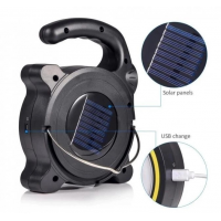 Светодиодный фонарь ZJ-3199, переносной, солнечная батарея, 4 режима