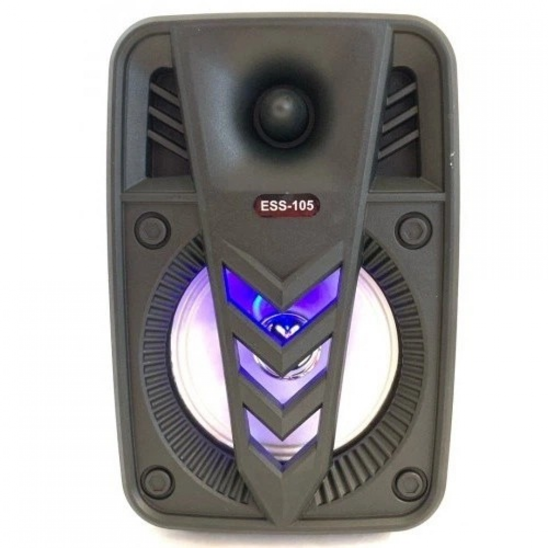 Портативная колонка ESS‑105, Bluetooth/USB/SD/FM/AUX, светомузыка Портативная колонка ESS‑105, Bluetooth/USB/SD/FM/AUX, светомузыка