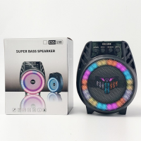 Портативная колонка ESS‑108B, Bluetooth/USB/SD/FM/AUX, светомузыка Портативная колонка ESS‑108B, Bluetooth/USB/SD/FM/AUX, светомузыка