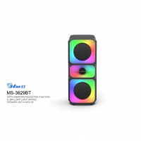 Колонка MS‑3629BT‑M, Bluetooth, 10 Вт × 2