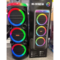 Колонка MS‑2076BT‑W, Bluetooth, 30 Вт × 2