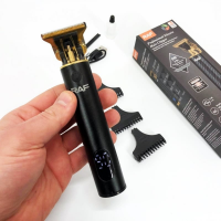 Машинка для стрижки волос и бороды Domotec MS 437 USB, аккумуляторная, 3 насадки