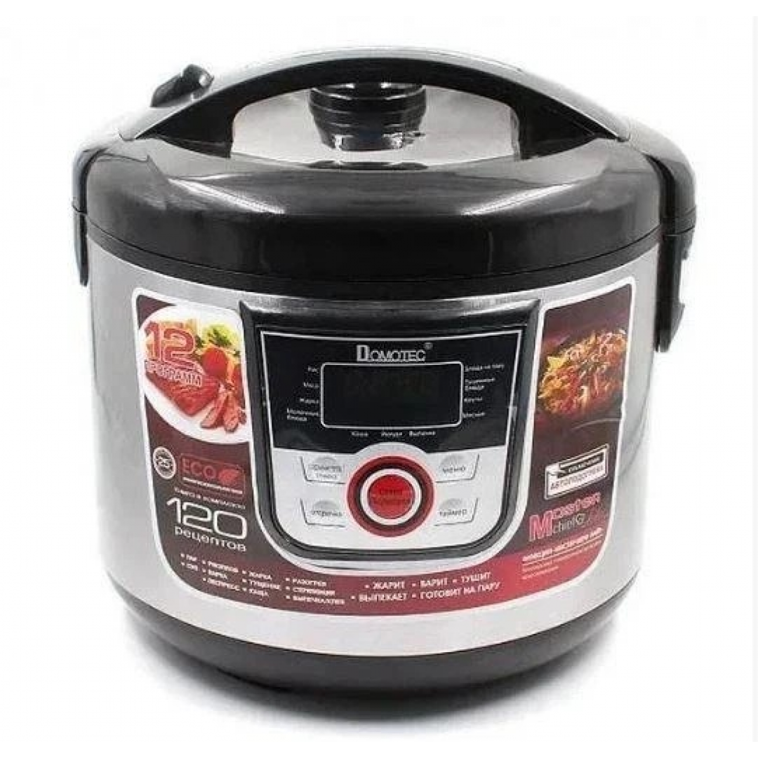 Мультиварка Domotec MS 7726 с электронным управлением, 12 программами и чашей 5 л Мультиварка Domotec MS 7726 с электронным управлением, 12 программами и чашей 5 л