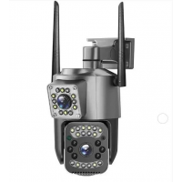 Смарт-камера уличная TS-32W, с двойным объективом, WiFi и RJ45, ночное видение, IP66