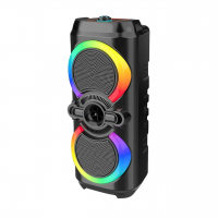 Колонка акустическая ZQS8285XW, 2×10 Вт, Bluetooth, USB, SD, FM, AUX,  2 микрофона