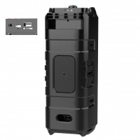 Колонка акустическая ZQS8285XW, 2×10 Вт, Bluetooth, USB, SD, FM, AUX, 2 микрофона Колонка акустическая ZQS8285XW, 2×10 Вт, Bluetooth, USB, SD, FM, AUX, 2 микрофона