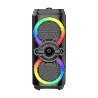 Колонка акустическая ZQS8285XW, 2×10 Вт, Bluetooth, USB, SD, FM, AUX, 2 микрофона Колонка акустическая ZQS8285XW, 2×10 Вт, Bluetooth, USB, SD, FM, AUX, 2 микрофона