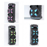 Колонка акустическая ZQS12205, 2×40 Вт, 12"*2, с микрофоном Колонка акустическая ZQS12205, 2×40 Вт, 12"*2, с микрофоном