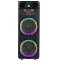 Колонка акустическая ZQS10205, 2×20 Вт, 10"×2, с беспроводным микрофоном Колонка акустическая ZQS10205, 2×20 Вт, 10"×2, с беспроводным микрофоном