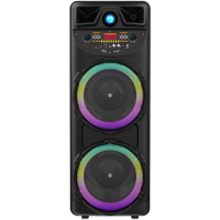 Колонка акустическая ZQS10205, 2×20 Вт, 10"×2, с беспроводным микрофоном Колонка акустическая ZQS10205, 2×20 Вт, 10"×2, с беспроводным микрофоном