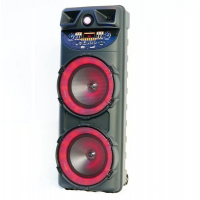 Колонка акустическая ZQS10205, 2×20 Вт, 10"×2, с беспроводным микрофоном Колонка акустическая ZQS10205, 2×20 Вт, 10"×2, с беспроводным микрофоном