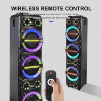 Колонка акустическая ZQS8315, 3×40 Вт, с 2 беспроводными микрофонами Колонка акустическая ZQS8315, 3×40 Вт, с 2 беспроводными микрофонами