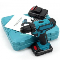 Шуруповерт аккумуляторный D-8, 24V 5.0Ah, 2 аккумулятора, с набором инструментов