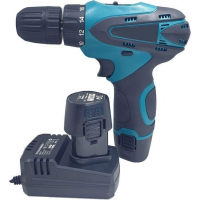 Шуруповерт аккумуляторный D-15, 12V, 2 аккумулятора, с набором инструментов в кейсе