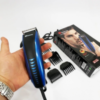 Машинка для стрижки Domotec MS‑3302, 220 В, с регулируемыми насадками