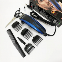 Машинка для стрижки Domotec MS‑3302, 220 В, с регулируемыми насадками