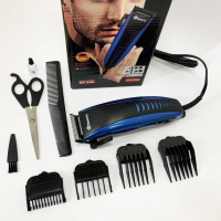 Машинка для стрижки Domotec MS‑3302, 220 В, с регулируемыми насадками