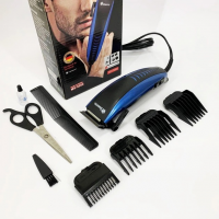 Машинка для стрижки Domotec MS‑3302, 220 В, с регулируемыми насадками