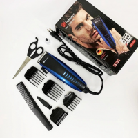 Машинка для стрижки Domotec MS‑3302, 220 В, с регулируемыми насадками