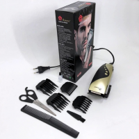 Машинка для стрижки Domotec MS‑3303, 220 В, 12 Вт с комплектом насадок