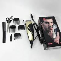 Машинка для стрижки Domotec MS‑3303, 220 В, 12 Вт с комплектом насадок