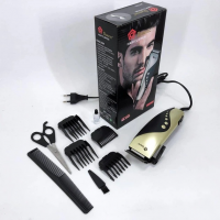 Машинка для стрижки Domotec MS‑3303, 220 В, 12 Вт с комплектом насадок
