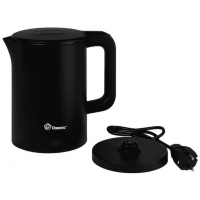 Чайник MS‑5028, 2000 Вт, 2 л, чёрный/белый