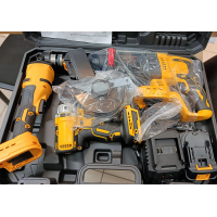 Набор аккумуляторных инструментов D-14 3в1 (перфоратор, угловая шлифмашина, гайковерт), 48V