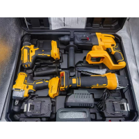 Набор аккумуляторных инструментов 4 в 1 D-12, 48V, гайковерт, болгарка, шуруповерт, перфоратор Набор аккумуляторных инструментов 4 в 1 D-12, 48V, гайковерт, болгарка, шуруповерт, перфоратор