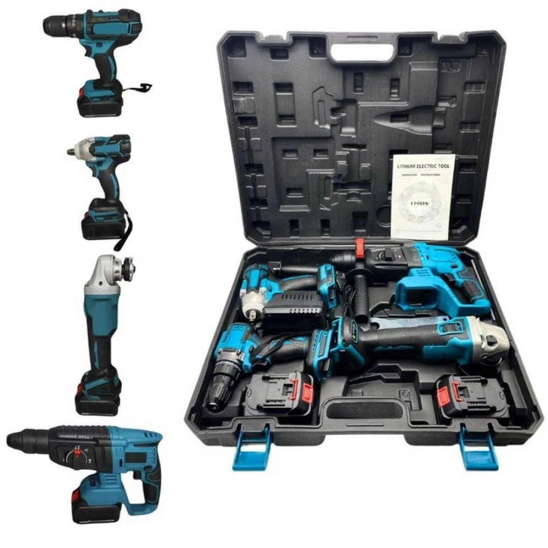 Набор аккумуляторного электроинструмента 4 в 1 D-13, 48V, Набор аккумуляторного электроинструмента 4 в 1 D-13, 48V,