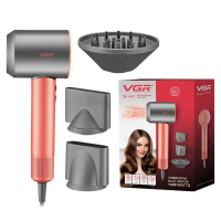 Фен VGR V-440, 1400 Вт, BLDC, ионизация, 3 скорости, 3 температурных режима Фен VGR V-440, 1400 Вт, BLDC, ионизация, 3 скорости, 3 температурных режима