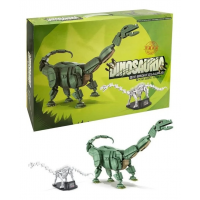 Конструктор «Бронтозавр + окаменелости», 612005, 731 деталь
