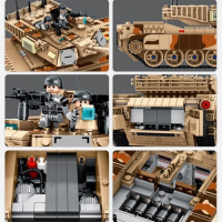 Cobi Конструктор Танк M1A2 Абрамс, 632010, 1630 деталей