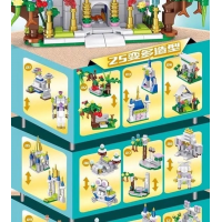 Конструктор «Замок принцессы», 633056, 590 деталей