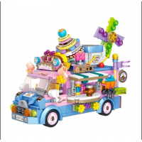 Конструктор «Кофейная тележка 12 в 1», 633076, 528 деталей